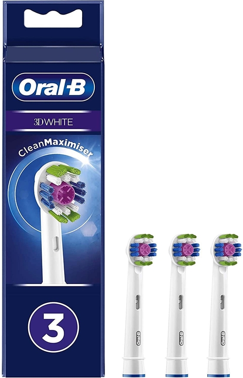 Tandbørstehoved Oral-b 3D White, 3 stk.
