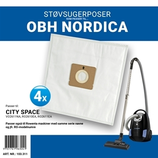 Støvsugerpose OBH Nordica City Space